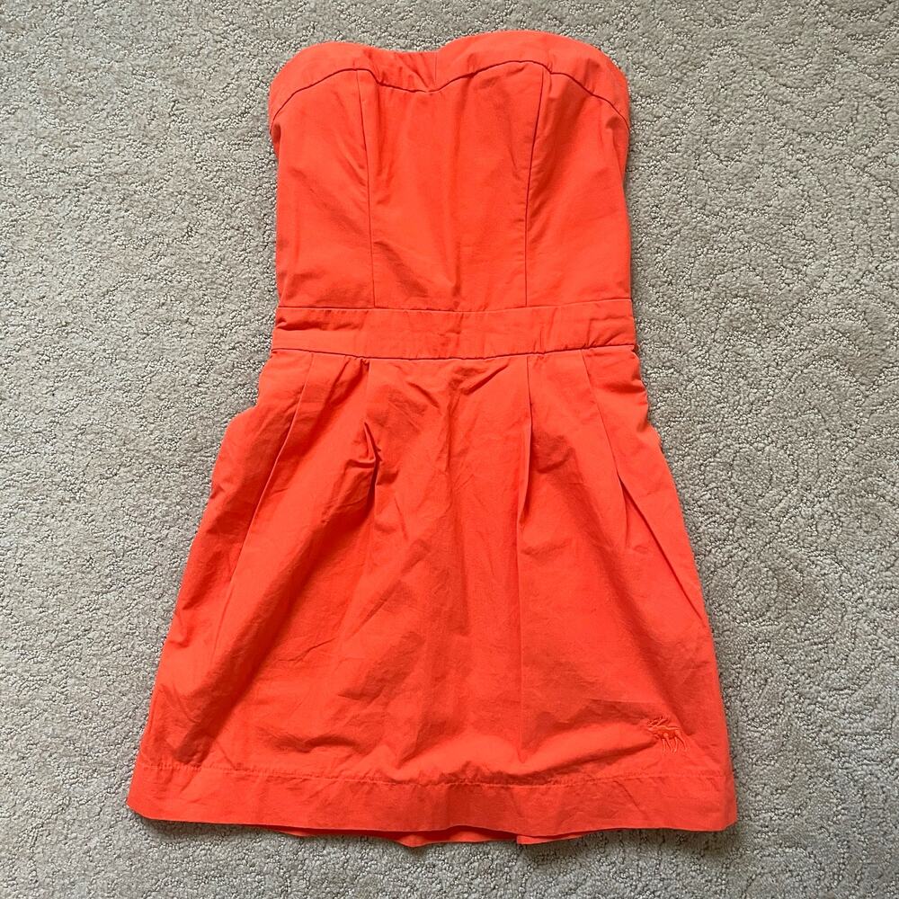 Y2K Abercrombie & Fitch Victoria Mini Corset Sweetheart Strapless Summer Dress